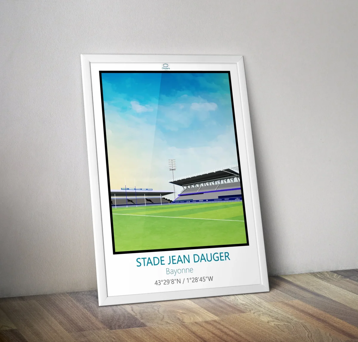 Affiche du stade Jean Dauger I Rugby Bayonne I Stade Bayonnais I Affiche rugby – Image 2