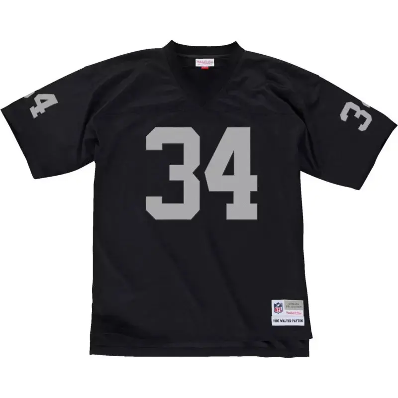 Maillot NFL Vintage Bo Jackson Los Angeles Raiders 1988 Legacy Retro Noir – Image 2